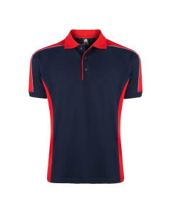 Orn Avocet Polo Shirt - Navy / Red