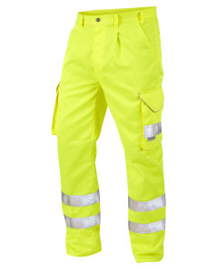 Leo Bideford ISO 20471 Cargo Trouser - Yellow