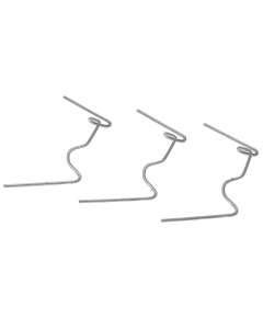 ALM Manufacturing GH001 W Glazing Clips Pack of 50