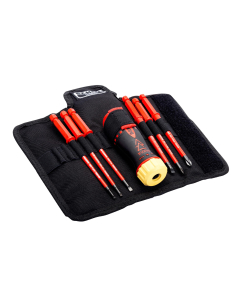 Bahco Insulated Ratcheting Screwdriver Set, 6 Piece