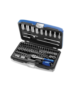 Expert 1/4in Drive Socket & Accessory Set, 73 Piece