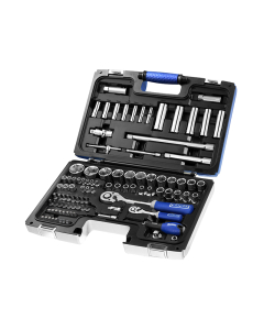 Expert 1/4 & 1/2in Drive Socket & Accessory Set, 98 Piece