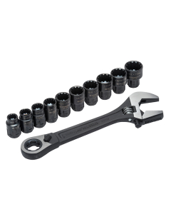 Crescent® X6 Pass-Thru Adjustable Wrench Set, 11 Piece