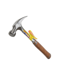 Estwing Straight Claw Hammer, Leather Grip