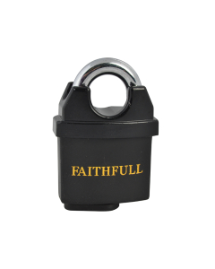 Faithfull PVC Coated Brass Padlock 50mm