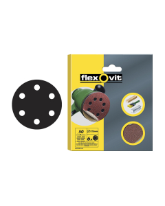 Flexovit Hook & Loop Sanding Discs 150mm