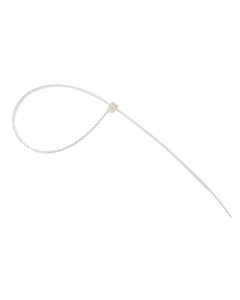 ForgeFix Cable Tie Natural/Clear 4.8 x 368mm (Bag 100)
