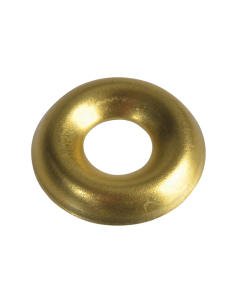 ForgeFix Screw Cup Washers, Polished Brass