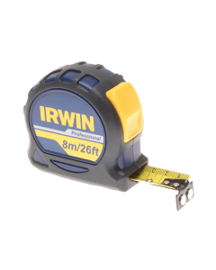 IRWIN® Professional Pocket Tape 8m/26ft (Width 25mm) Carded