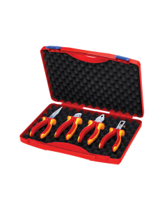 Knipex VDE Pliers Set in Case, 4 Piece