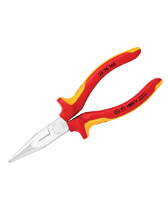 Knipex VDE Snipe Nose Side Cutting Pliers (Radio) 160mm