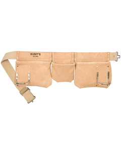 Kuny's AP-1300 Carpenter's Apron 5 Pocket Suede Leather