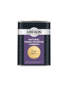 Liberon Natural Finish Interior Varnish Clear Matt 1 litre