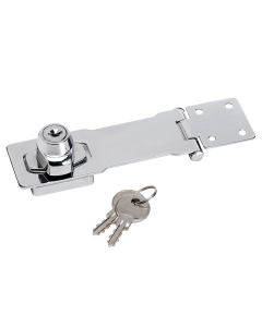 Master Lock Chrome Plated Steel Locking Hasp 118mm