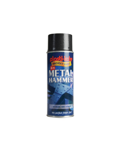 PlastiKote Metal Paint Hammer Spray Black 400ml