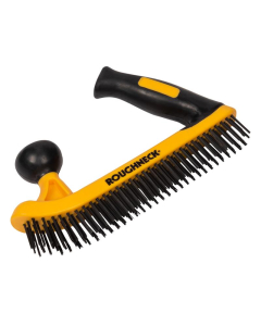 Roughneck Two-Handed Wire Brush Soft-Grip