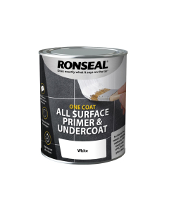 Ronseal One Coat All Surface Primer & Undercoat Interior White 750ml