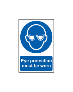 Scan Eye Protection Must Be Worn - PVC Sign 200 x 300mm