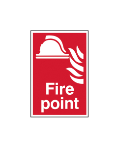 Scan Fire Point - PVC Sign 200 x 300mm