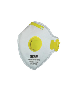 Scan Fold Flat Valved Disposable Masks FFP1