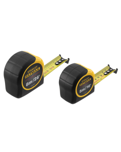 STANLEY® FatMax® Classic Tape Twin Pack 5m/16ft + 8m/26ft (Width 32mm)