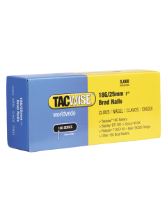 Tacwise 18 Gauge 25mm Brad Nails (Pack 5000)