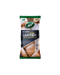 Turtle Wax Luxe Leather Cleaner & Conditioner Wipes (Pack of 24)