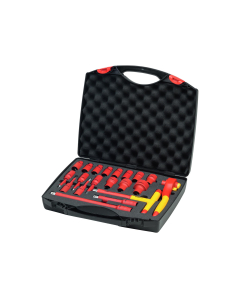 Wiha Insulated 1/2in Ratchet Wrench Set, 21 Piece (inc. Case)