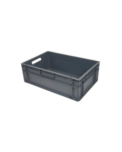 40LTR. EURO CONTAINER-GREY-600X400X200MM PACK OF 2