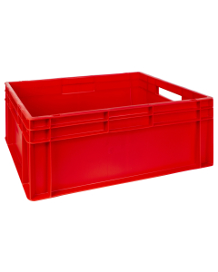 42 LTR EURO CONTAINER 600 X 400 X 220MM RED