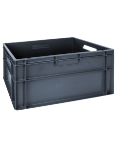 52LTR. EURO CONTAINER-GREY-600X400X270MM PACK OF 2