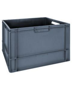 76LTR. EURO CONTAINER-GREY-600X400X400MM PACK OF 2