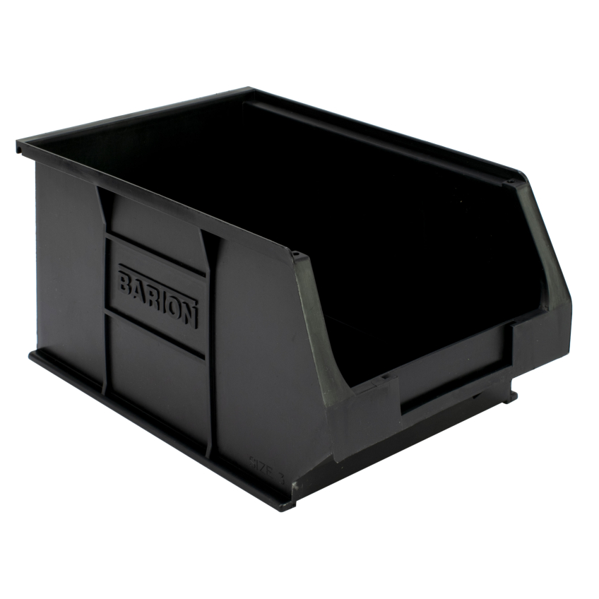 TOPSTORE CONTAINER TC3 BLACK RECYCLED PACK OF 10