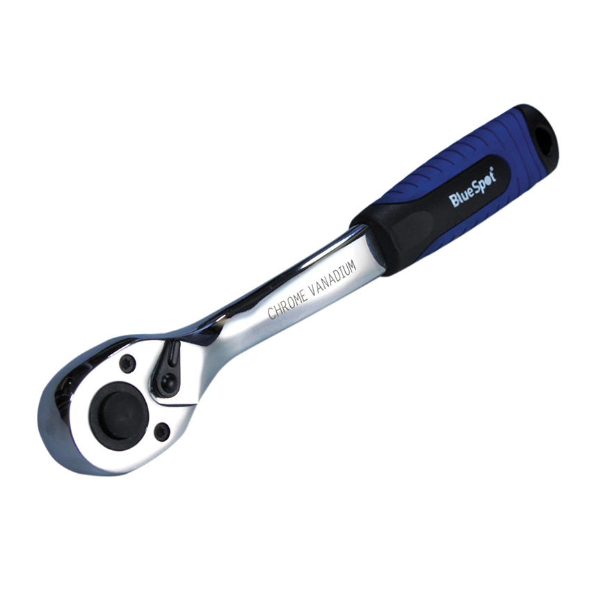 BlueSpot Tools Soft Grip Ratchet 72 Teeth 3/8in Drive