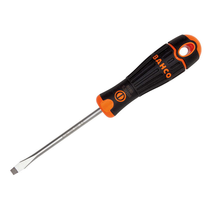 Bahco BAHCOFIT Screwdriver Flared Slotted Tip 4.0 x 100mm