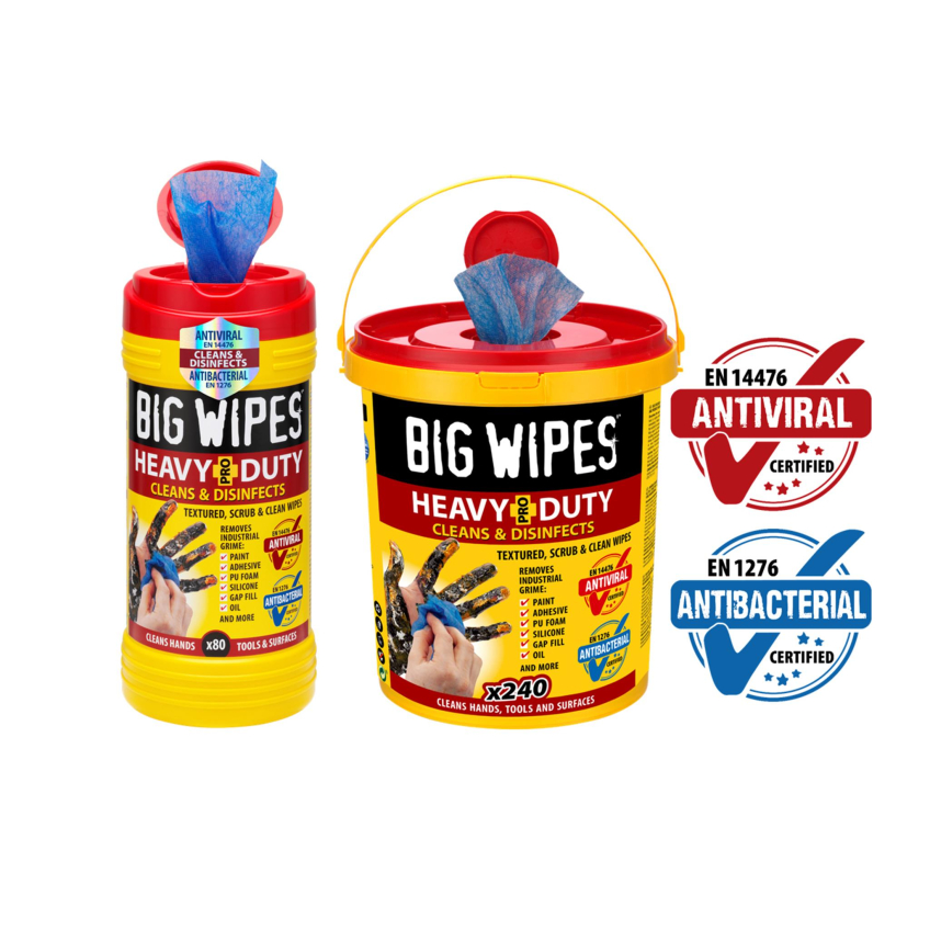 Big Wipes Heavy-Duty Pro+ Antiviral Wipes