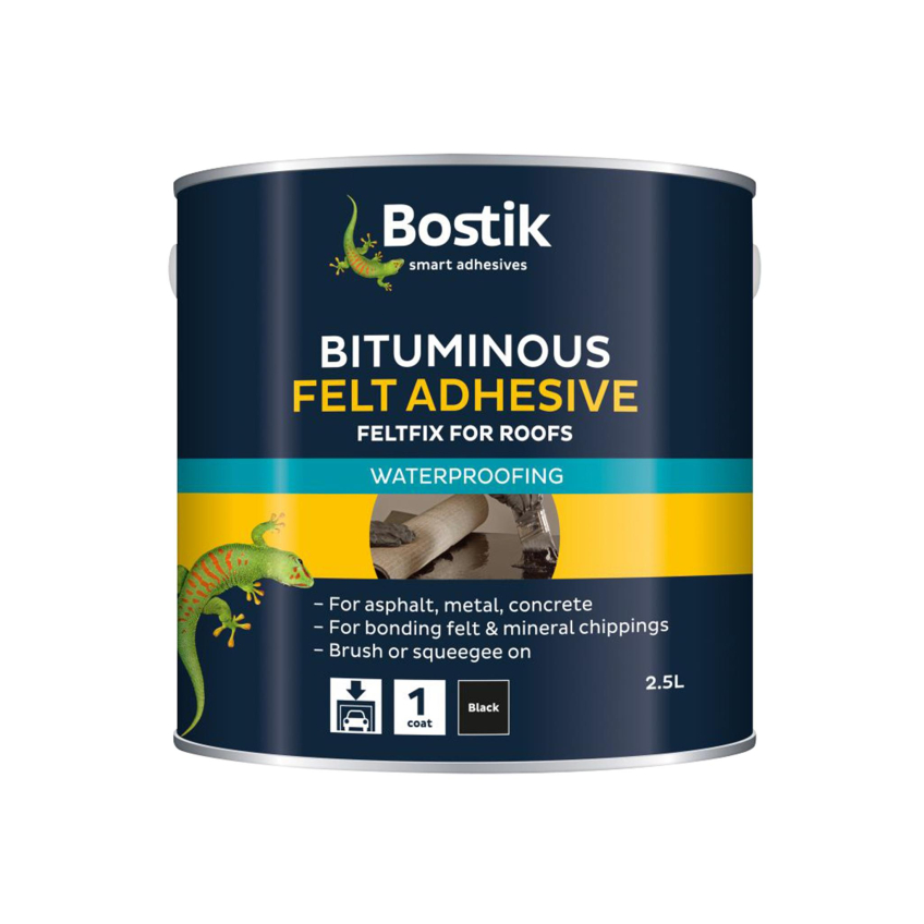 Bostik Bituminous Felt Adhesive 2.5 litre