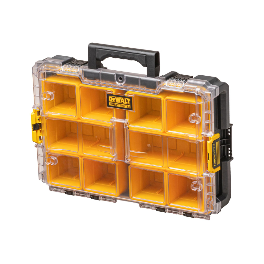 DEWALT DS100 TOUGHSYSTEM 2.0 Toolbox with Clear Lid