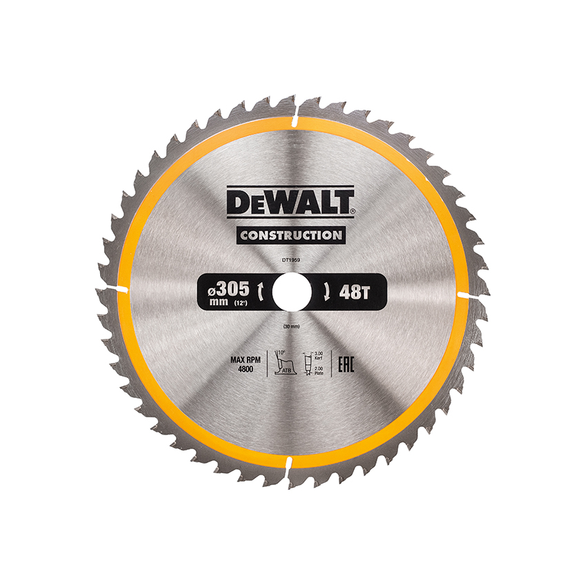 DEWALT Portable Construction Circular Saw Blade