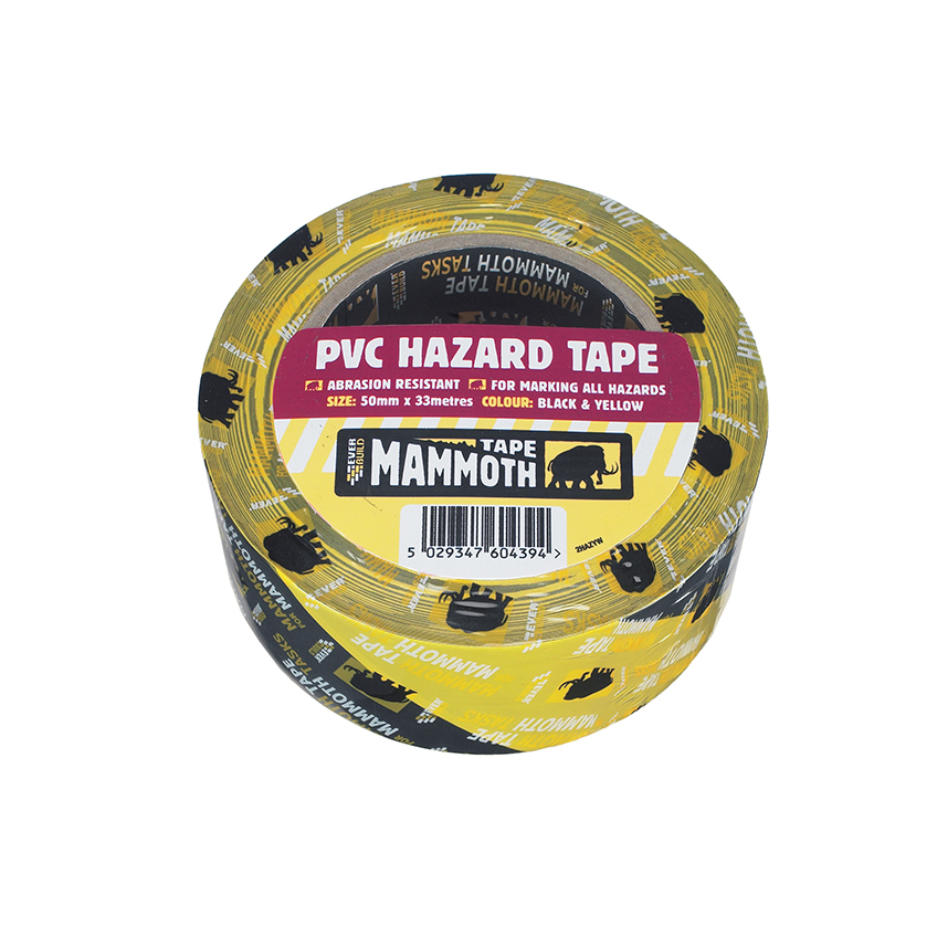 Everbuild Sika PVC Hazard Tape