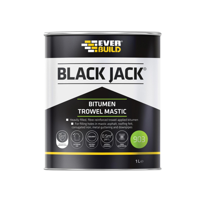 Everbuild Sika Black Jack® 903 Bitumen Trowel Mastic