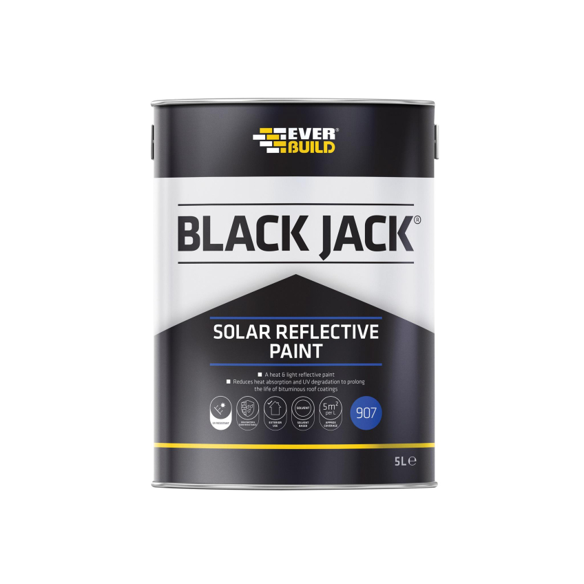 Everbuild Sika Black Jack® 907 Solar Reflective Paint 5 litre