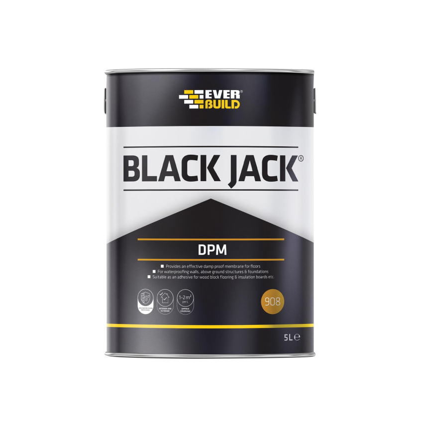 Everbuild Sika Black Jack® 908 D.P.M. 5 litre