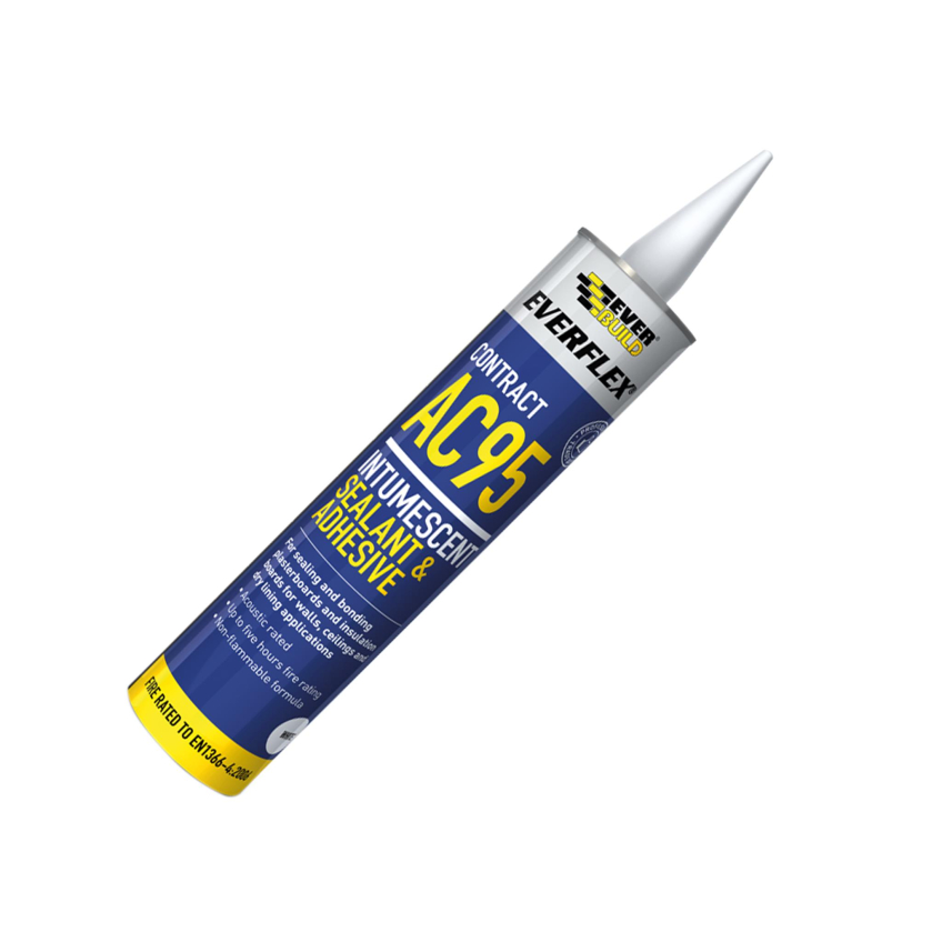 Everbuild Sika AC95 Intumescent Acoustic Sealant 900ml