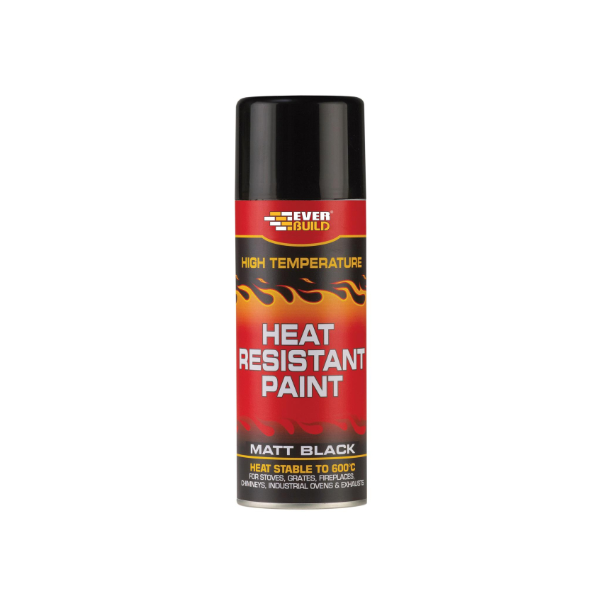 Everbuild Sika Heat Resistant Paint Aerosol 400ml