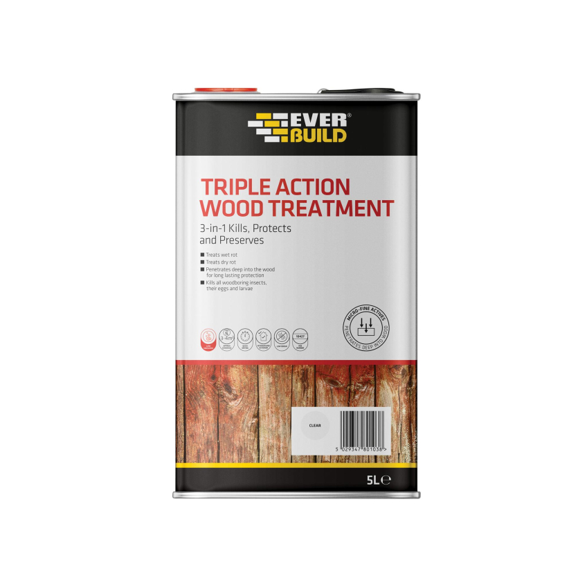 Everbuild Sika Triple Action Wood Treatment