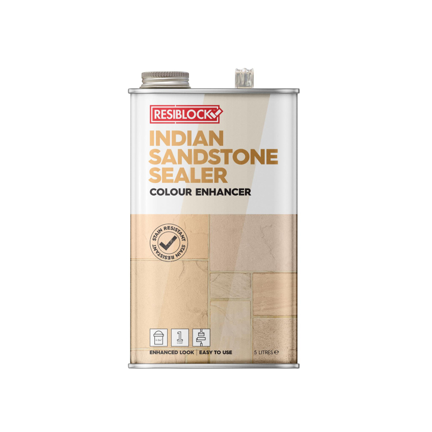 Everbuild Sika Resiblock Indian Sandstone Sealer Colour Enhancer 5 litre