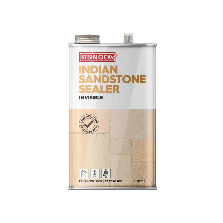 Everbuild Sika Resiblock Indian Sandstone Sealers Invisible 5 litre