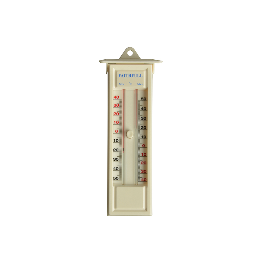 Faithfull Thermometer Press Button Max-Min