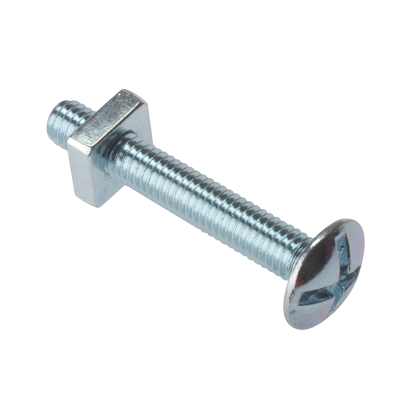 ForgeFix Roofing Bolts & Square Nuts, ZP